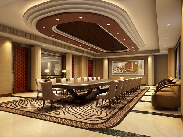 Dimmer shown creating scenes for a function room at the WH Ming hotel.